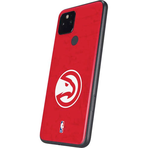 NBA Atlanta Hawks Distressed Google Pixel 5 Skin